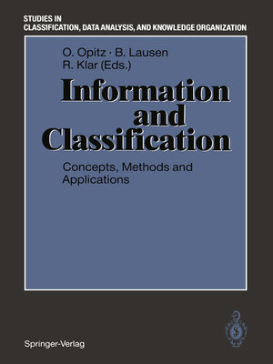 cover image of Information and Classification
